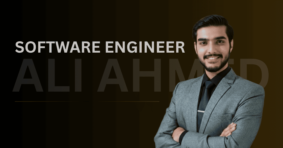Ali Ahmed — Software Engineer